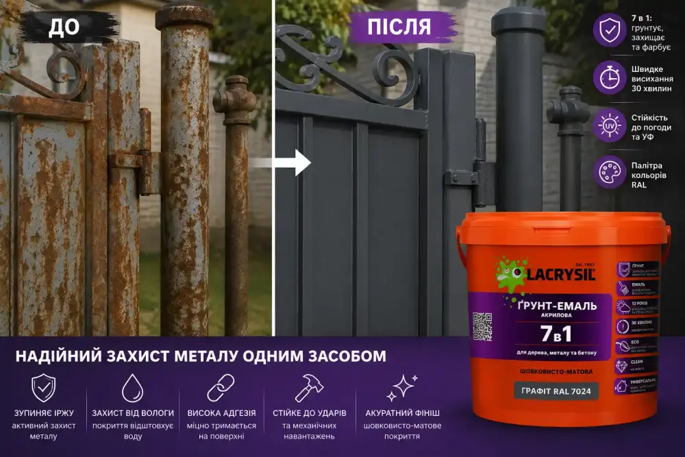 Іржаві ворота і труби? Надійний захист металу одним засобом