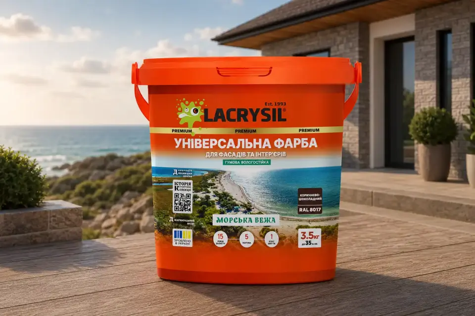 Універсальна акрилова гумова фарба «Морська вежа»
