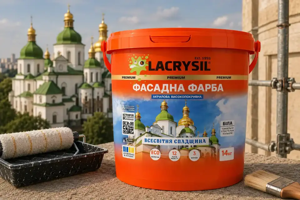 Фасадна акрилова водно-дисперсійна фарба «Всесвітня спадщина»