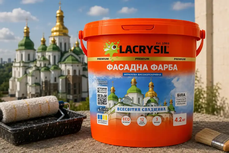 Фасадна акрилова водно-дисперсійна фарба «Всесвітня спадщина»