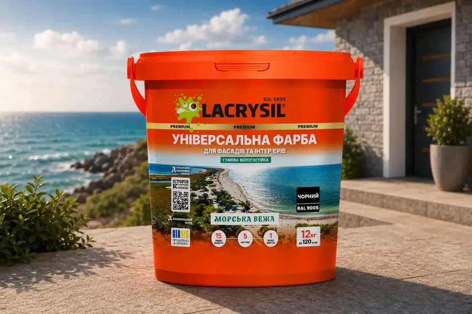 Універсальна акрилова гумова фарба «Морська вежа»