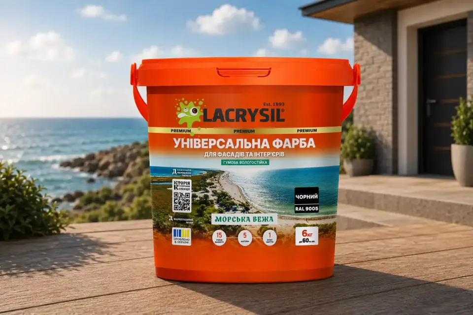 Універсальна акрилова гумова фарба «Морська вежа»