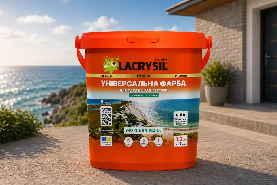 Универсальная акриловая резиновая краска «Морская башня»