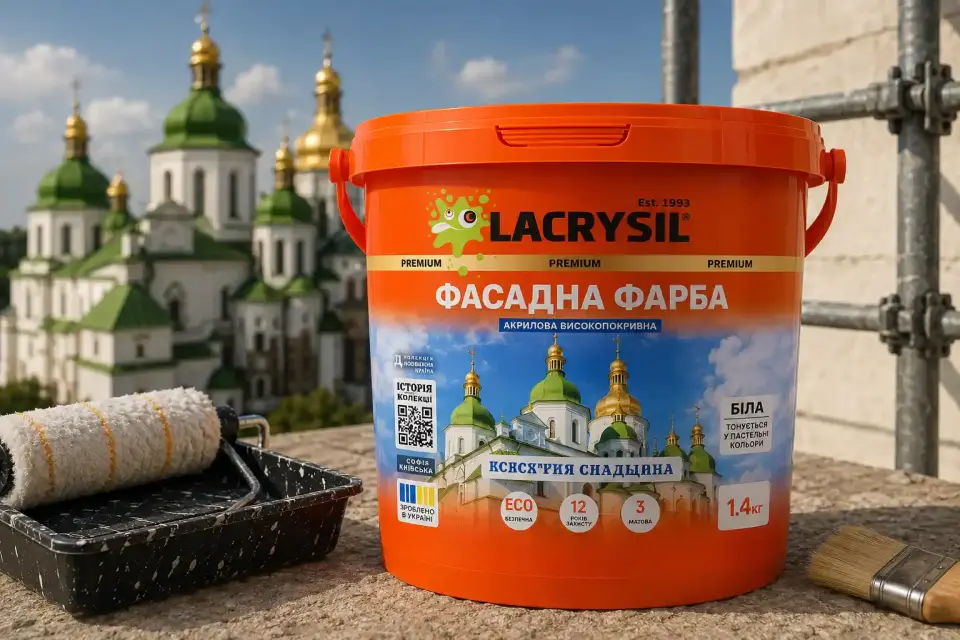 Фасадна акрилова водно-дисперсійна фарба «Всесвітня спадщина»
